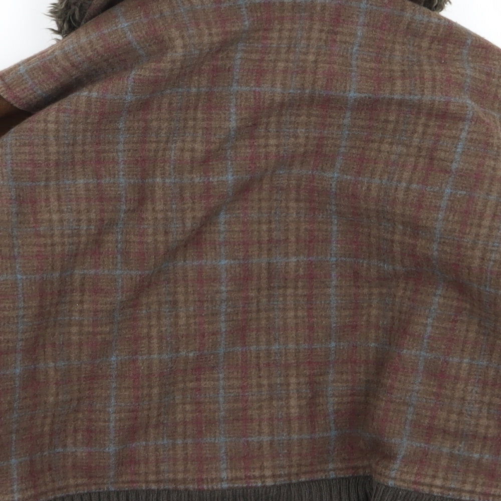 Gap Boys Brown Check Jacket Size 4-5 Years