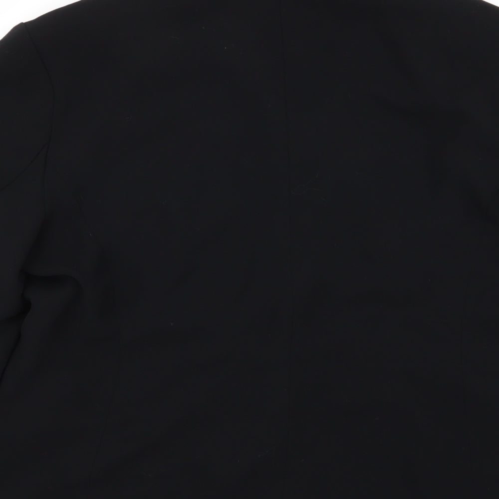 Mosaic Womens Black Jacket Blazer Size 10
