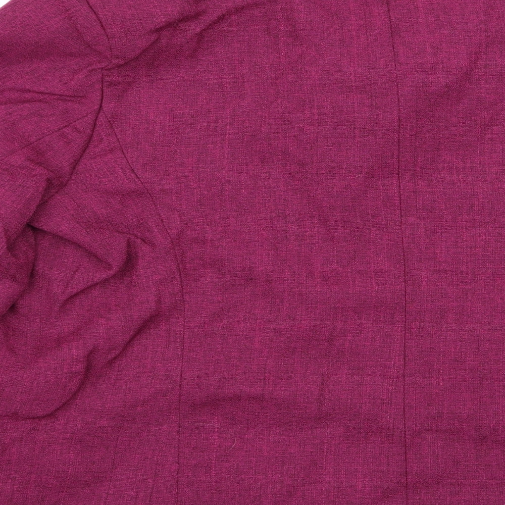Special Collection Womens Purple Jacket Blazer Size 18