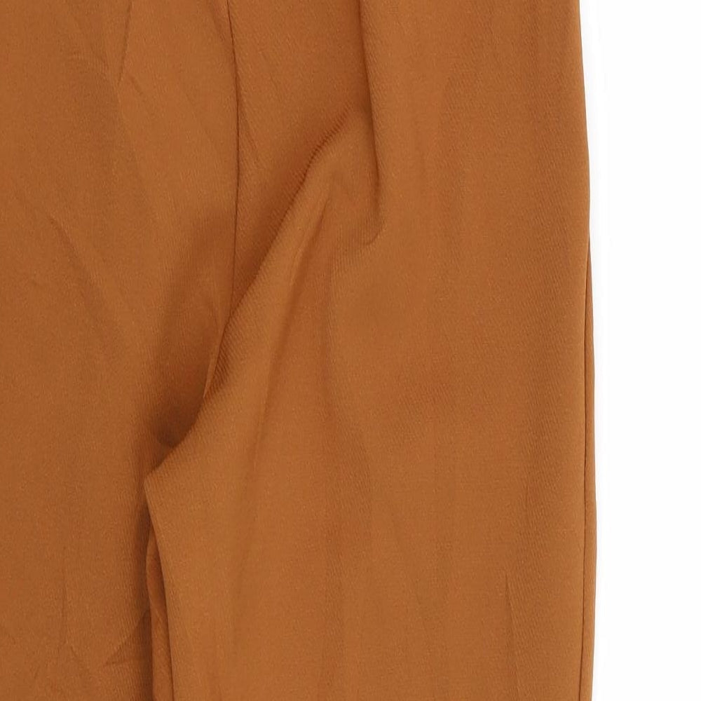 xinshishan Womens Brown Trousers Size M L22 in