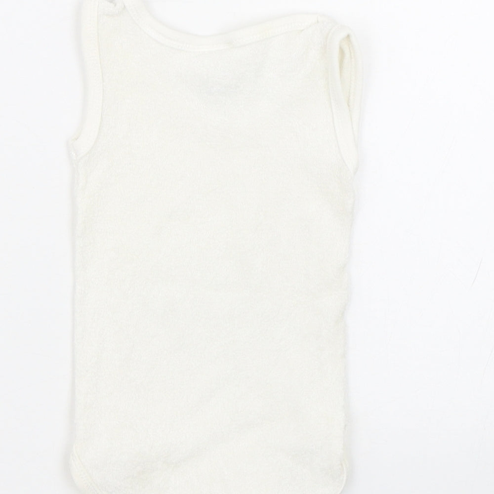 Mothercare Baby White Babygrow One-Piece Size 0-3 Months