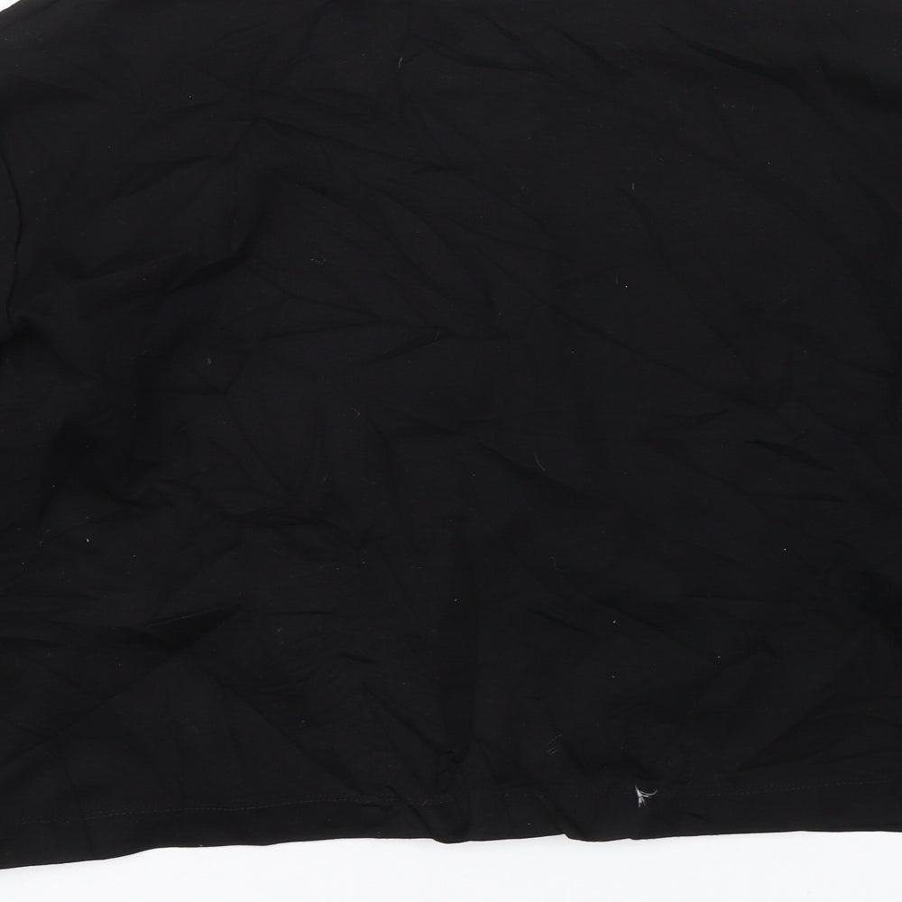 H&M Womens Black Basic T-Shirt Size S