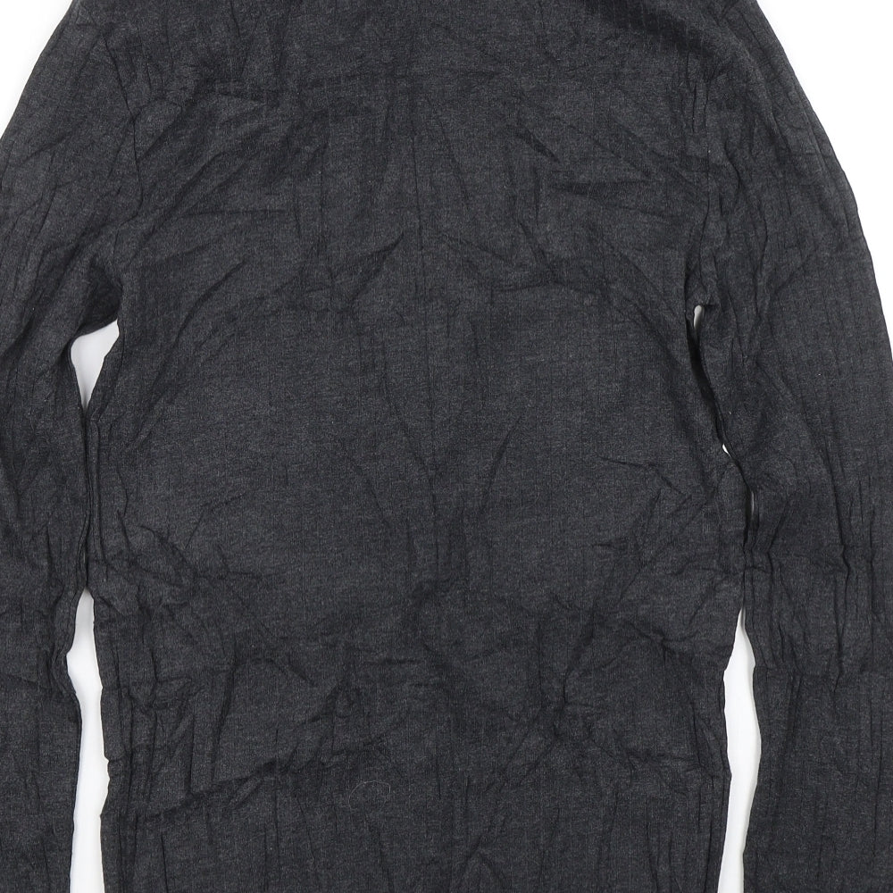 River Island Womens Grey Basic T-Shirt Size XS