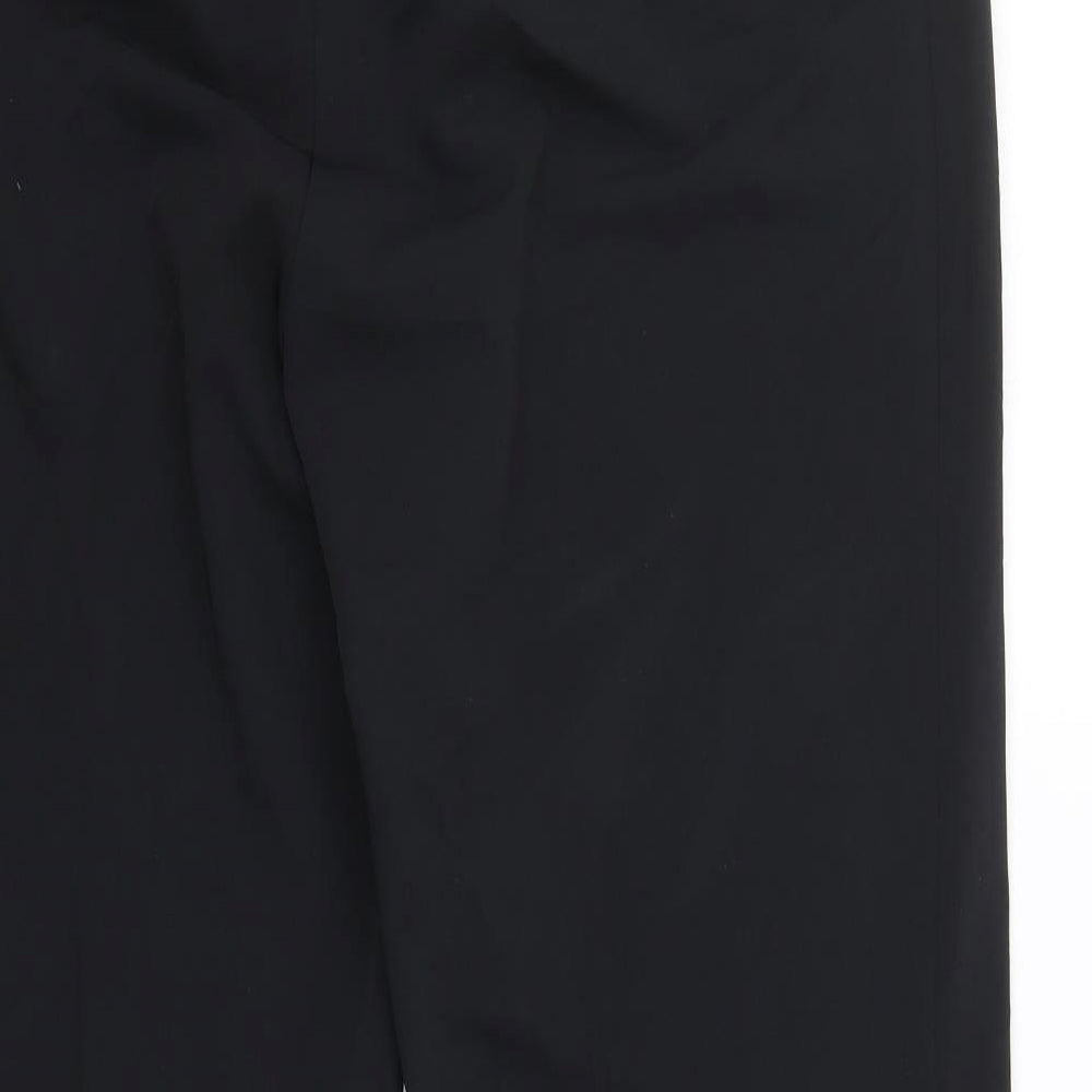 Marks & Spencer Womens Black Trousers Size 16 L27 in