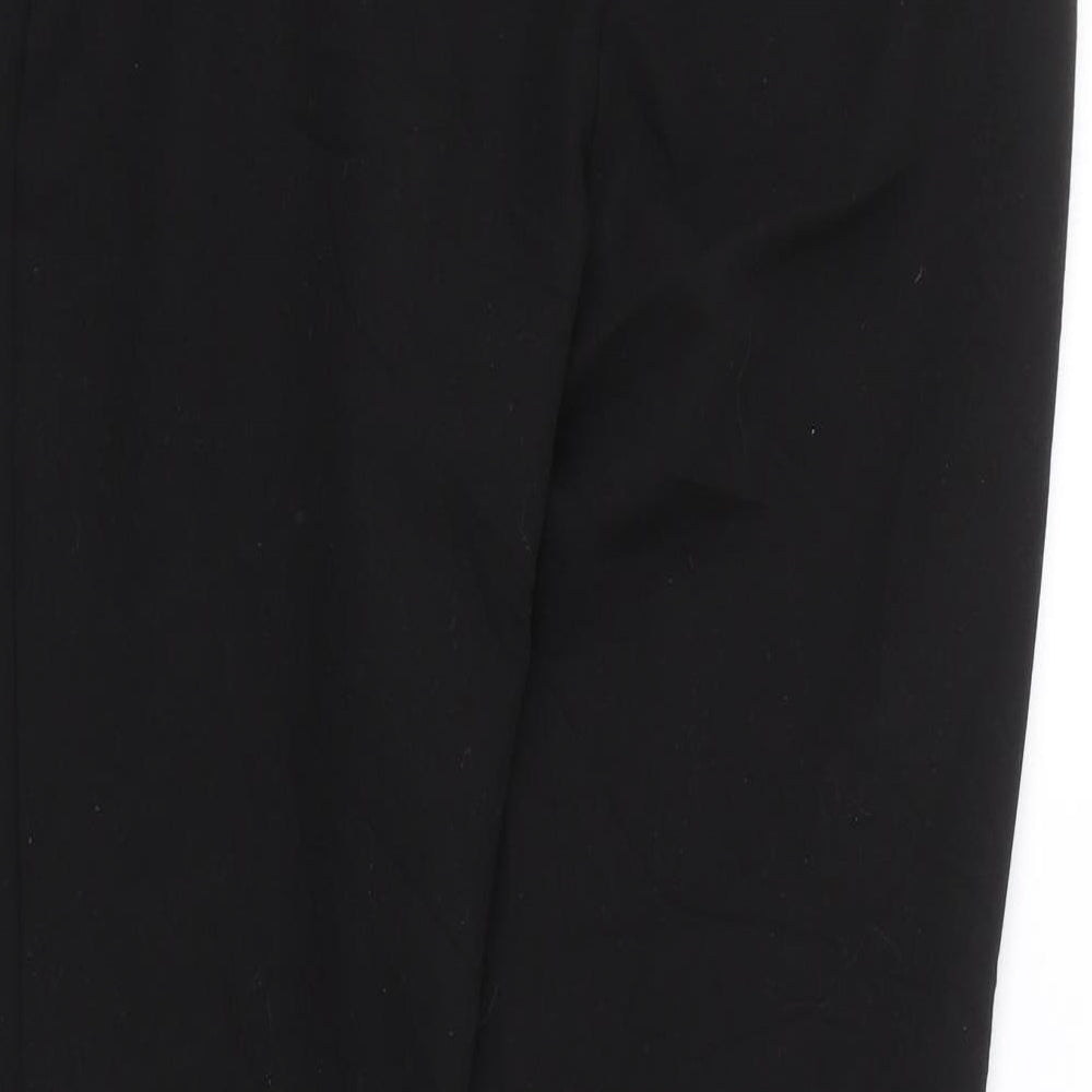 Next Womens Black Trousers Size 10 L27 in