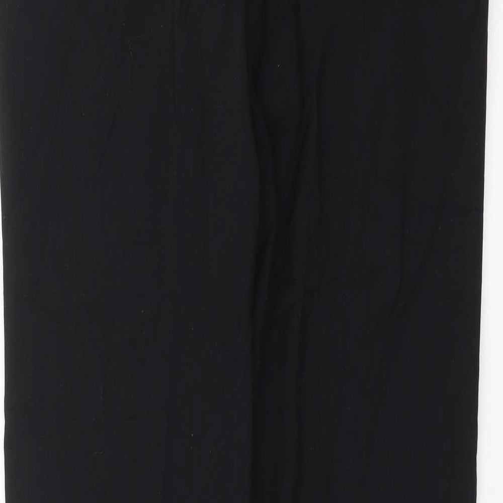 Preworn Womens Black Trousers Size 30 in L29 in
