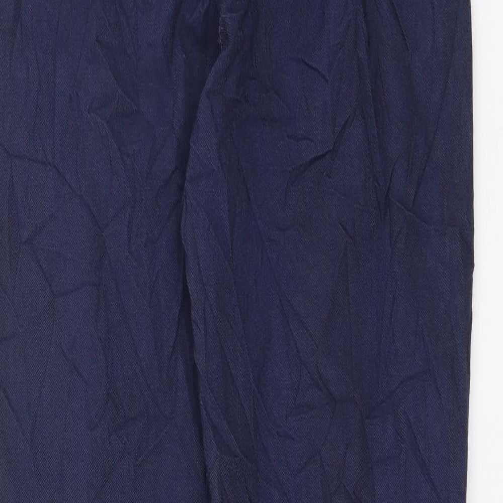 Preworn Womens Blue Trousers Size 10 L27 in