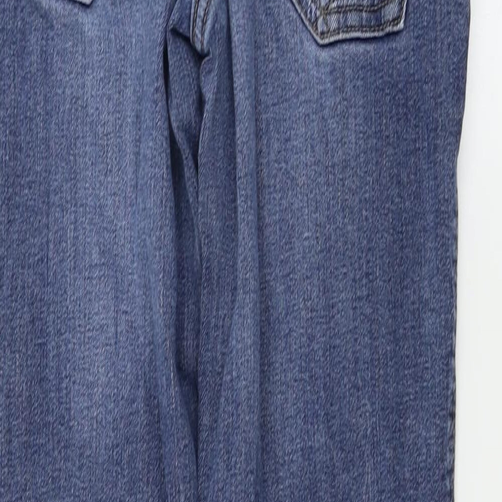 NEXT Womens Blue Straight Jeans Size 8 L26 in