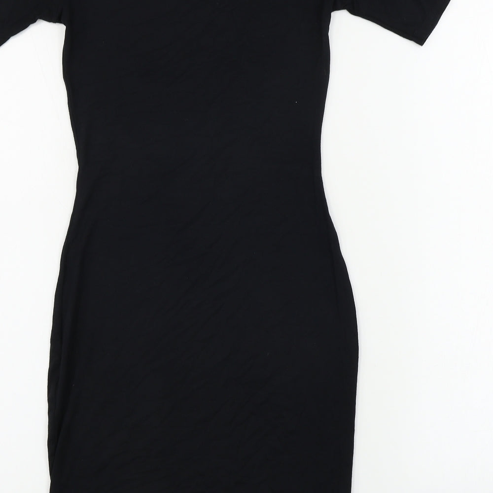 Missguided Womens Black Bodycon Size 8