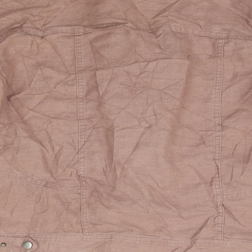 WAREHOSUE Womens Beige Jacket Coat Size 10