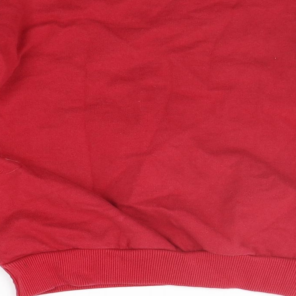 F&F Boys Red Pullover Jumper Size 5-6 Years - SEQUIN