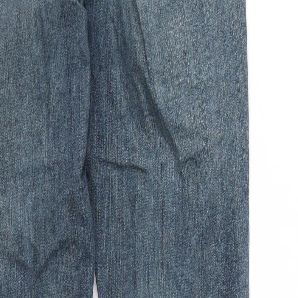 Topshop Womens Blue Skinny Jeans Size 28 in L30 in