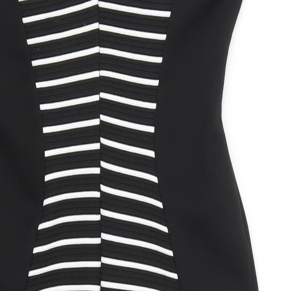 Jessica Womens Multicoloured Striped A-Line Size 10