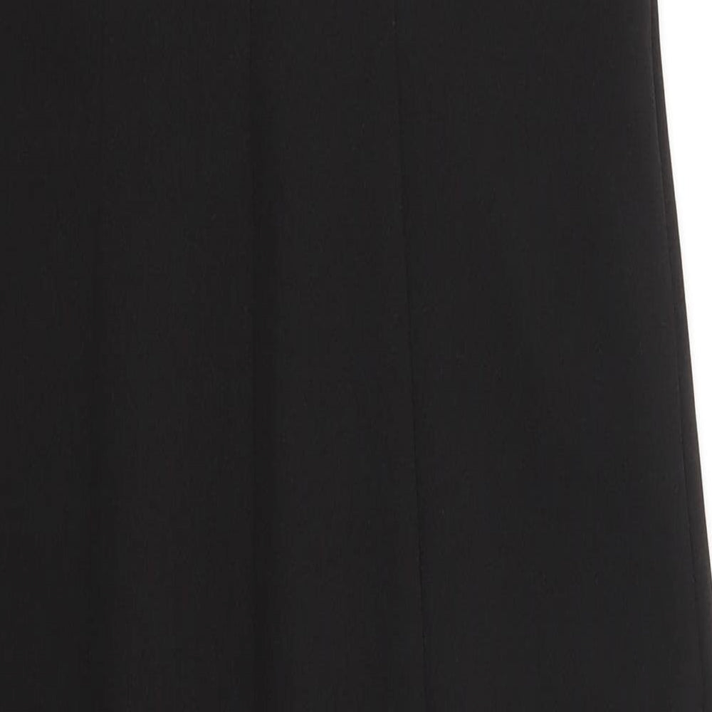 Linea Womens Black A-Line Size 10