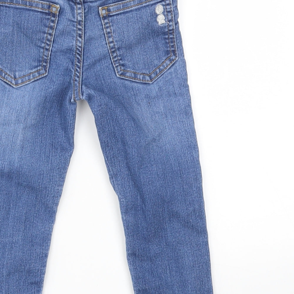 M Girls Blue Capri Jeans Size 18 Months