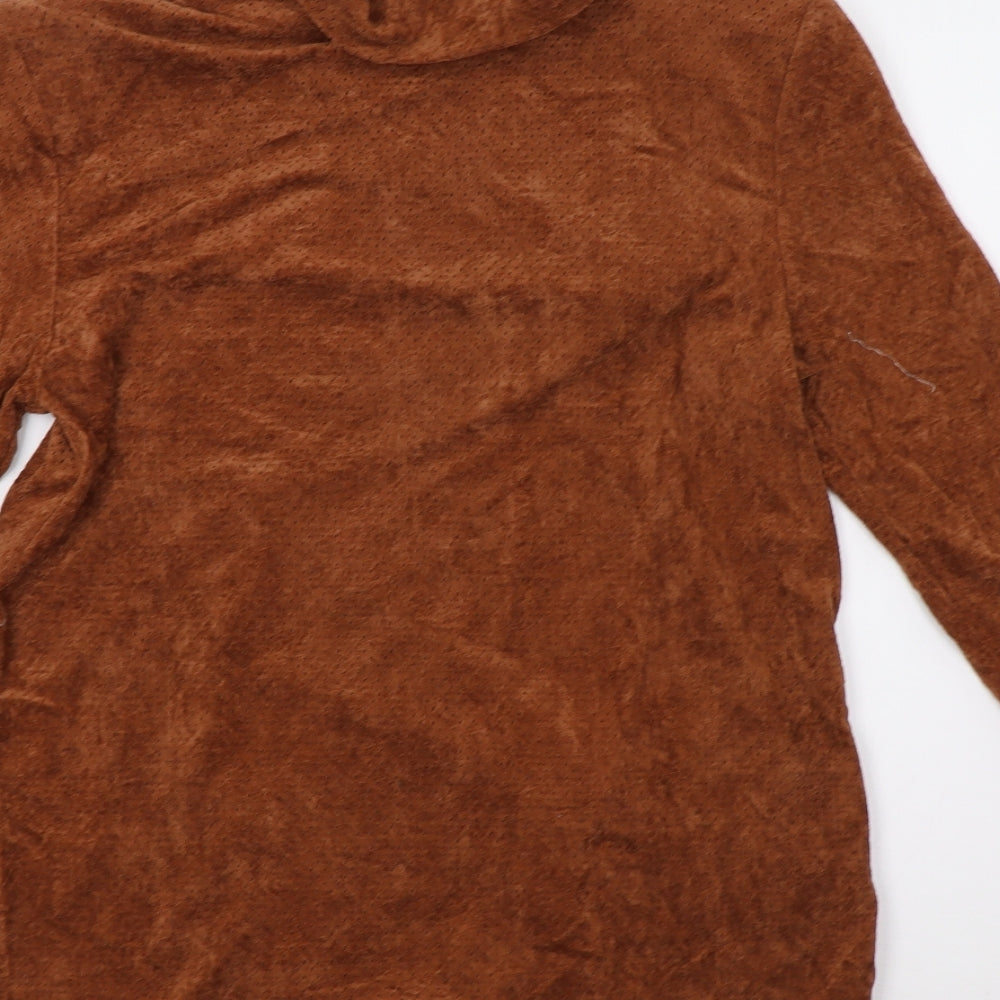 Jungle Womens Blue Pullover Sweatshirt Size 14