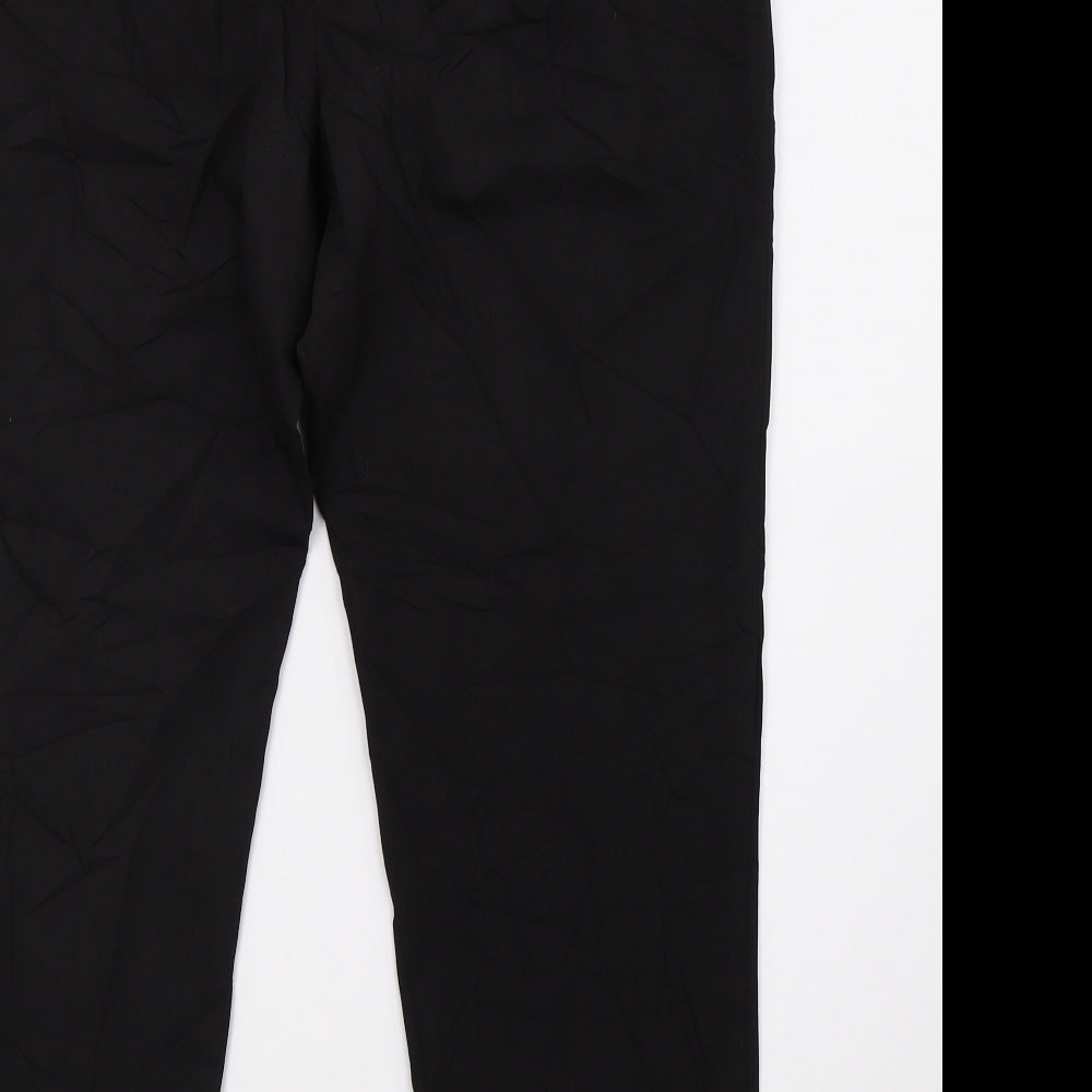 Dorothy Perkins Womens Black Trousers Size 14 L28 in