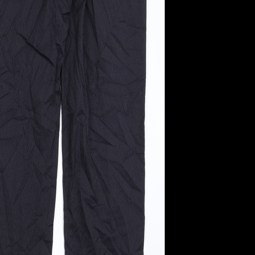 Burton Mens Blue Striped Dress Pants Trousers Size 32 L30 in