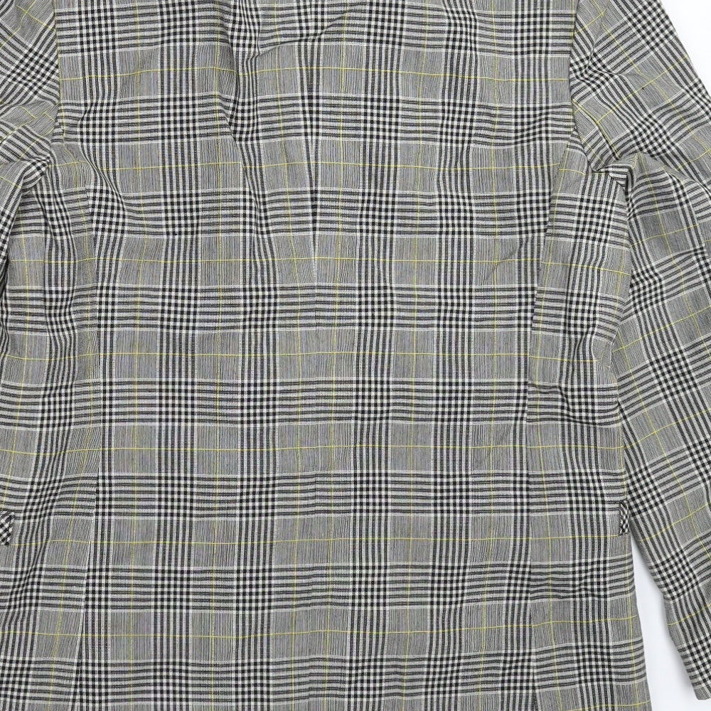 Preworn Womens Grey Check Jacket Suit Jacket Size XL