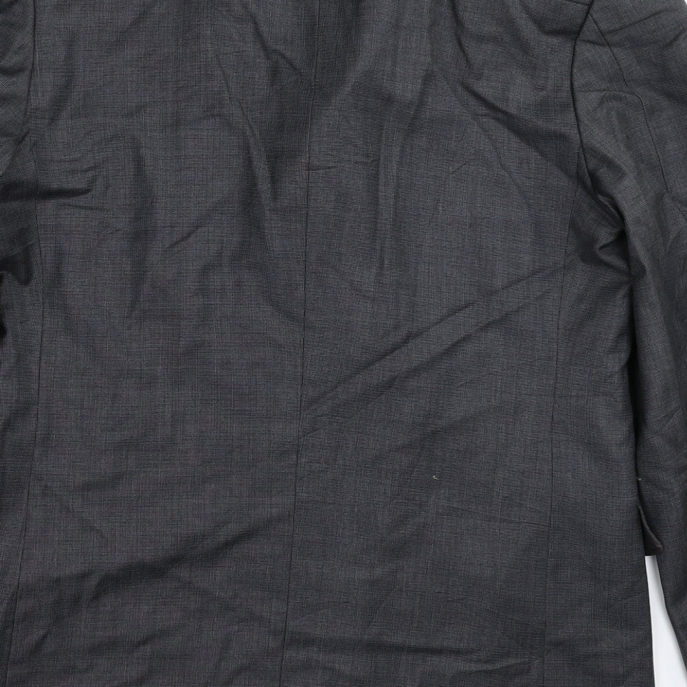 Ash Samtani Mens Grey Jacket Suit Jacket Size 42
