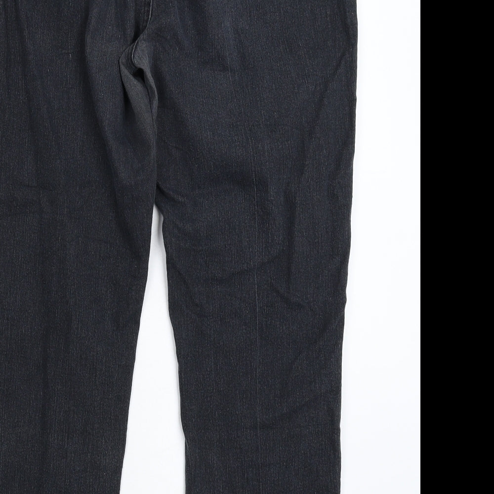 Preworn Womens Blue Denim Straight Jeans Size 35 in L27 in
