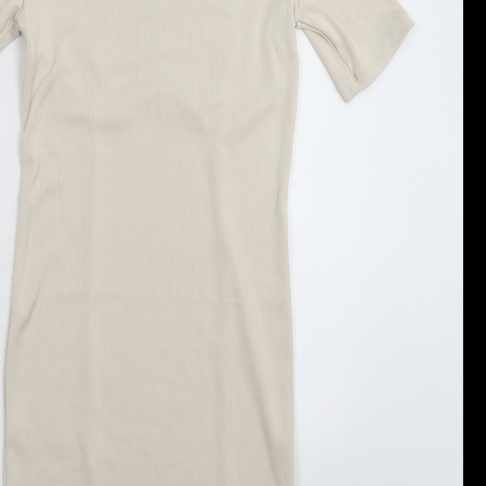 H&M Womens Grey Bodycon Size S
