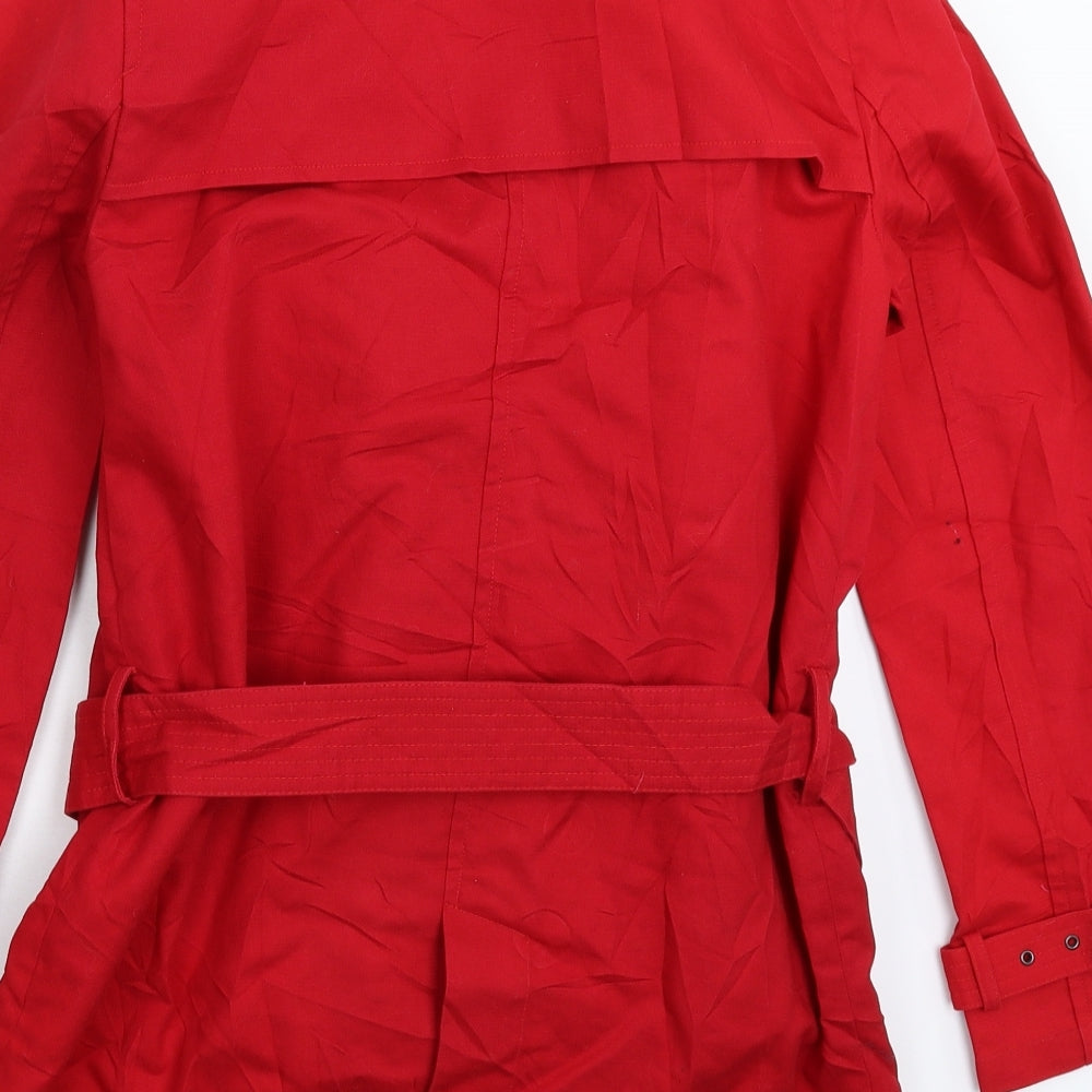 SOFT GREY Womens Red Jacket Coat Size 8