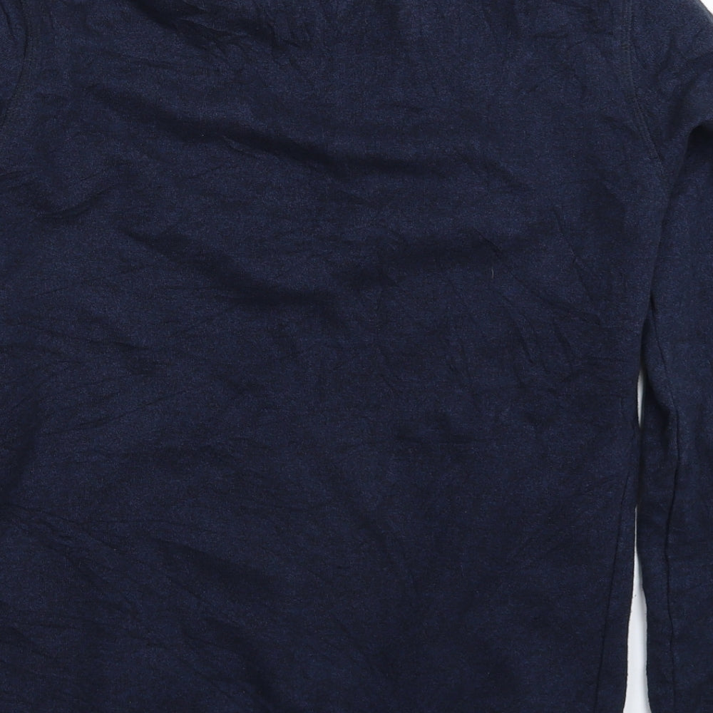 H&M Mens Blue Pullover Sweatshirt Size XS