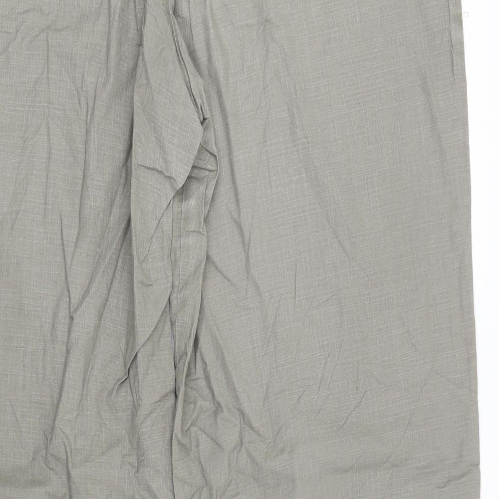 Alka Womens Grey Trousers Size 18 L30.5 in