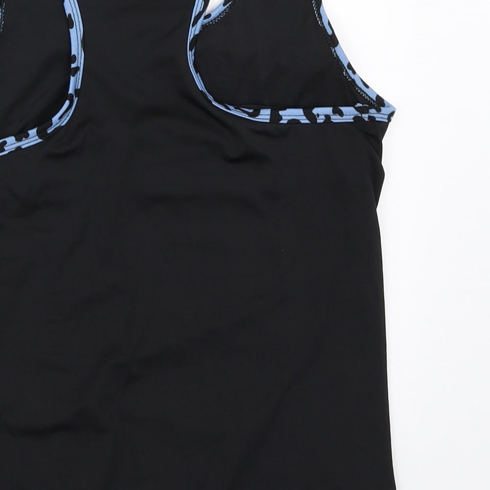 Preworn Womens Black Basic Tank Size S