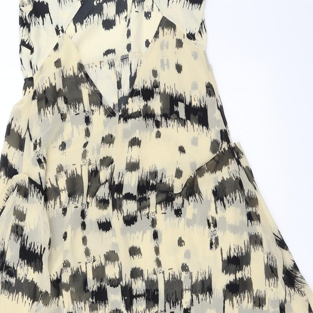 ASOS Womens Beige Fit & Flare Size 8