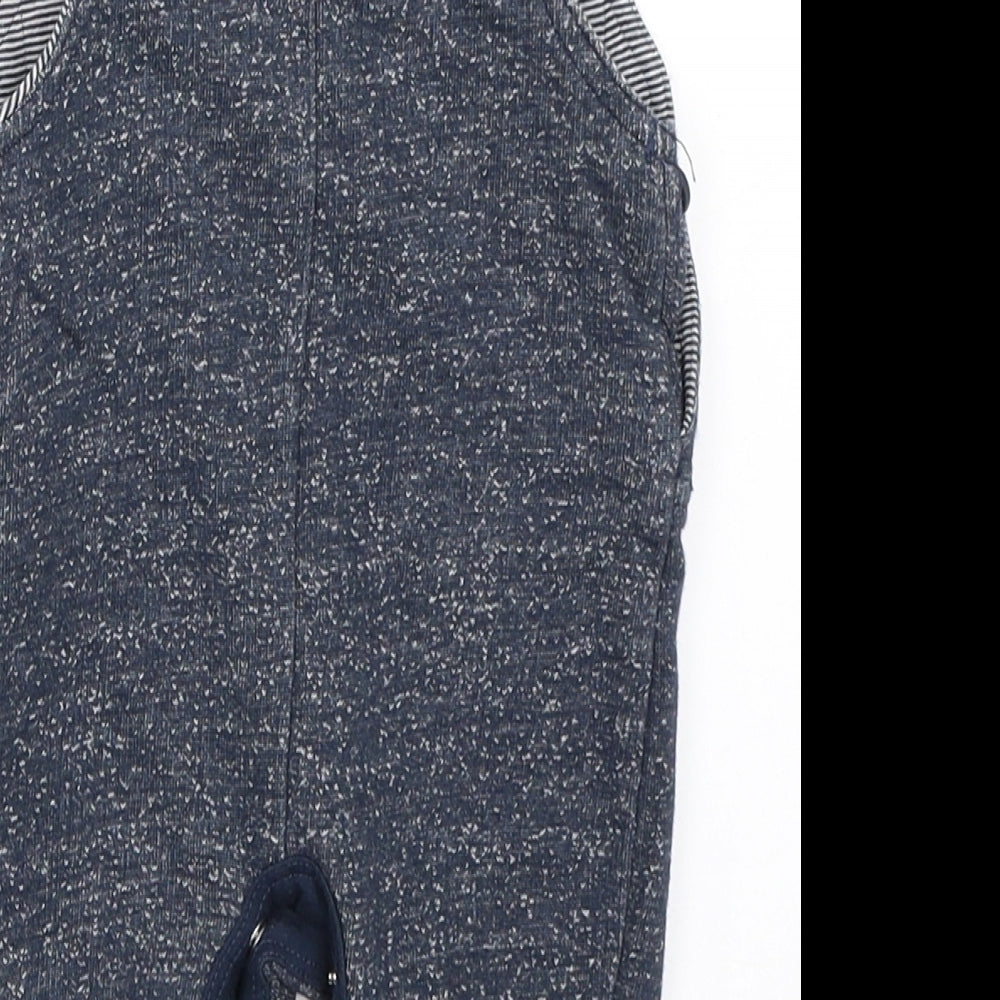 George Boys Blue Dungaree One-Piece Size 0-3 Months