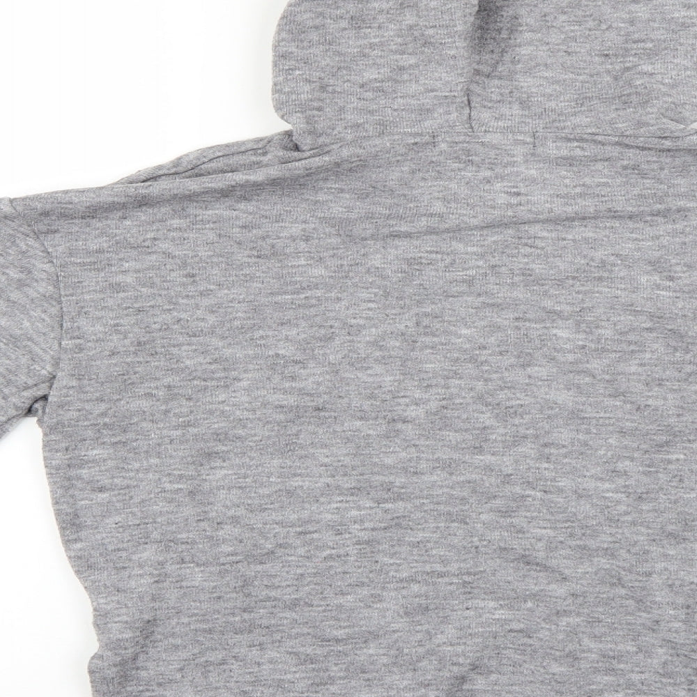 Primark Womens Grey Pullover Hoodie Size 4