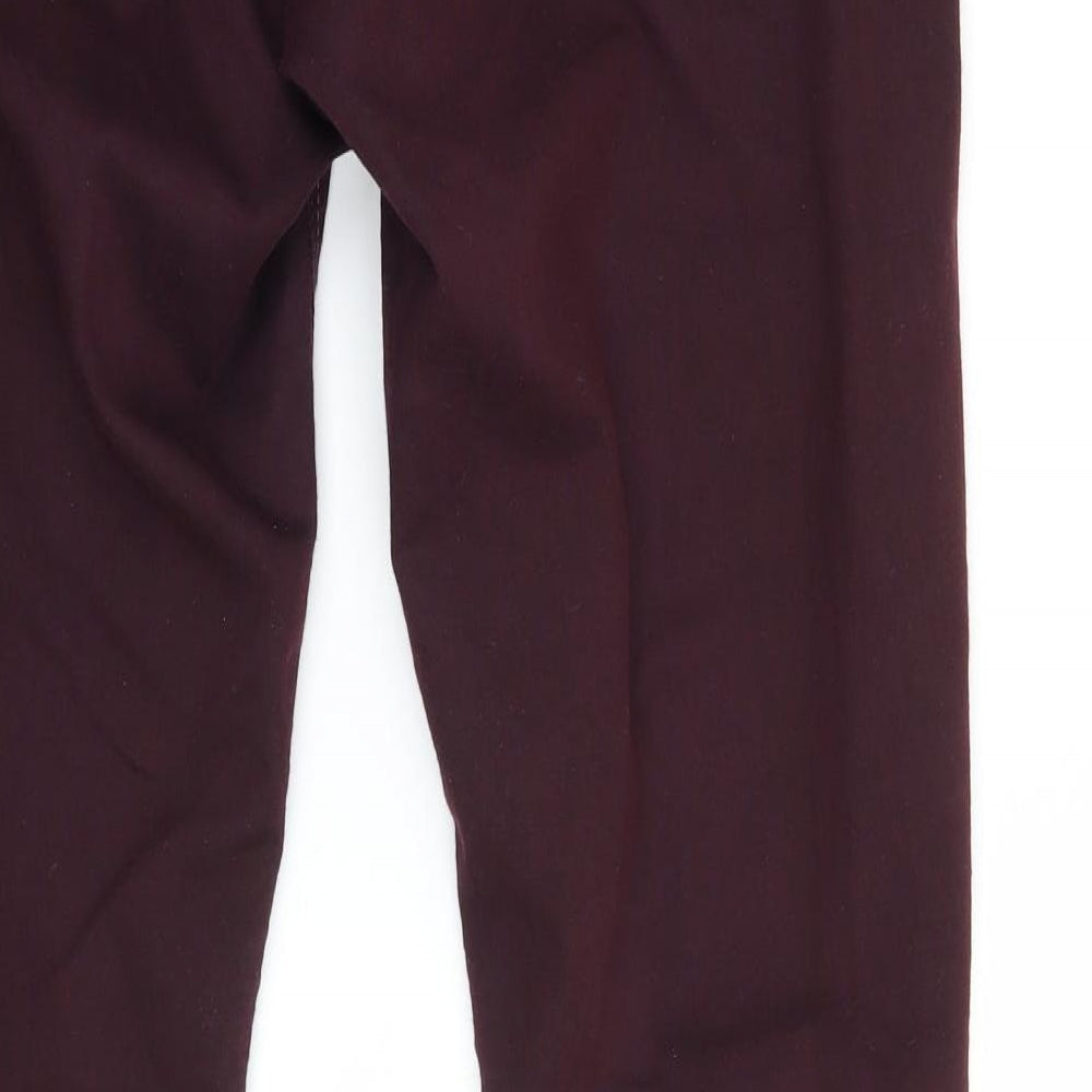 Topshop Womens Purple Skinny Jeans Size 30 L28 in