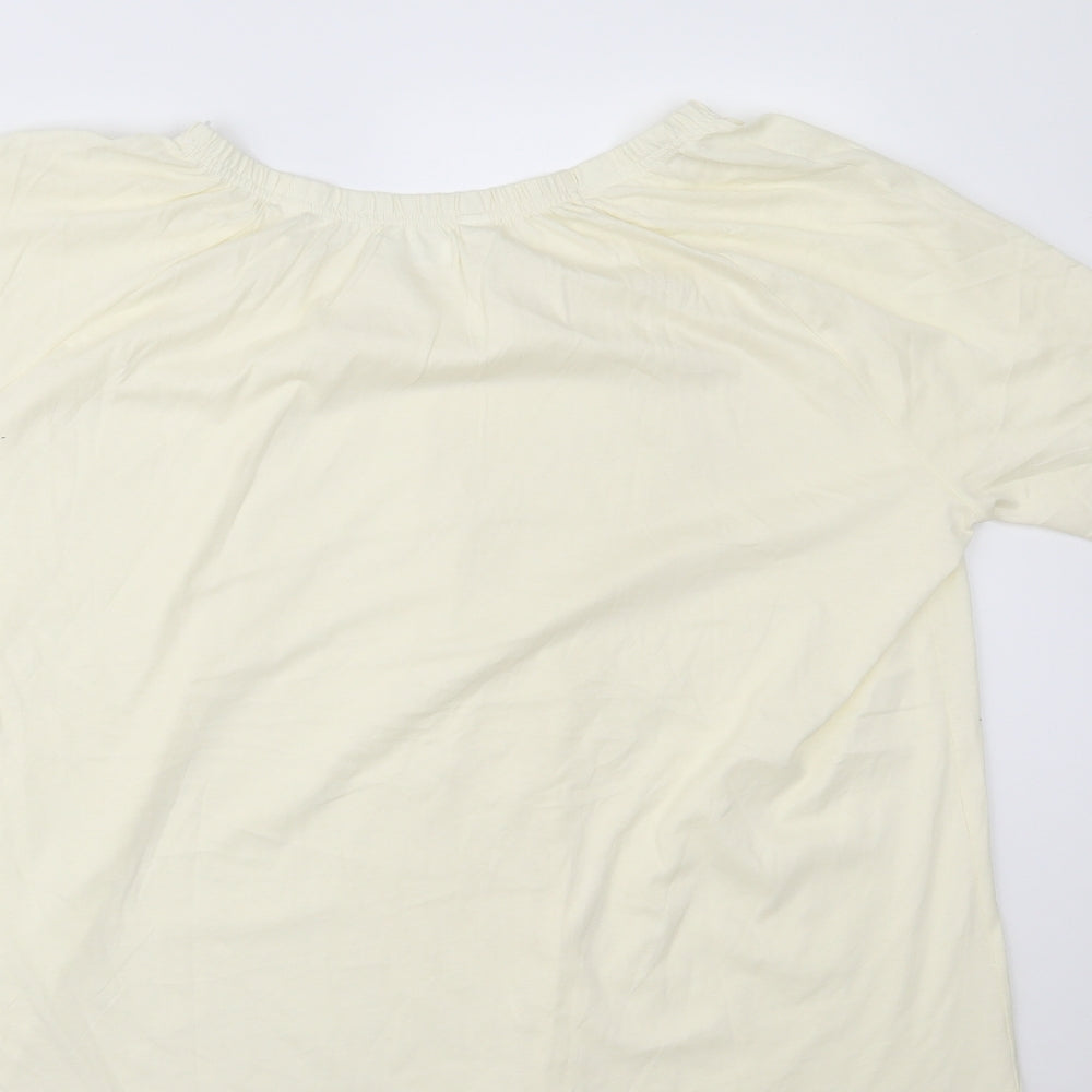 Bonprix Womens Yellow Basic Blouse Size XL