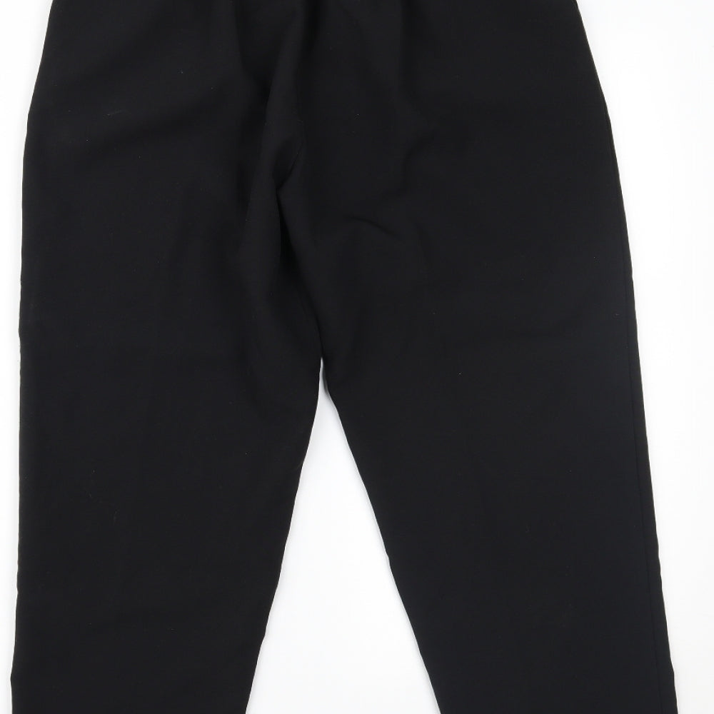 Classics Womens Black Trousers Size 10 L23 in