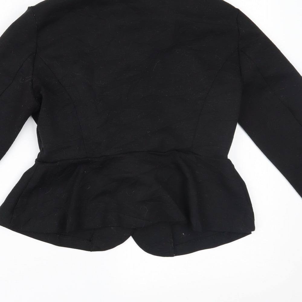 New Look Womens Black Jacket Blazer Size 10