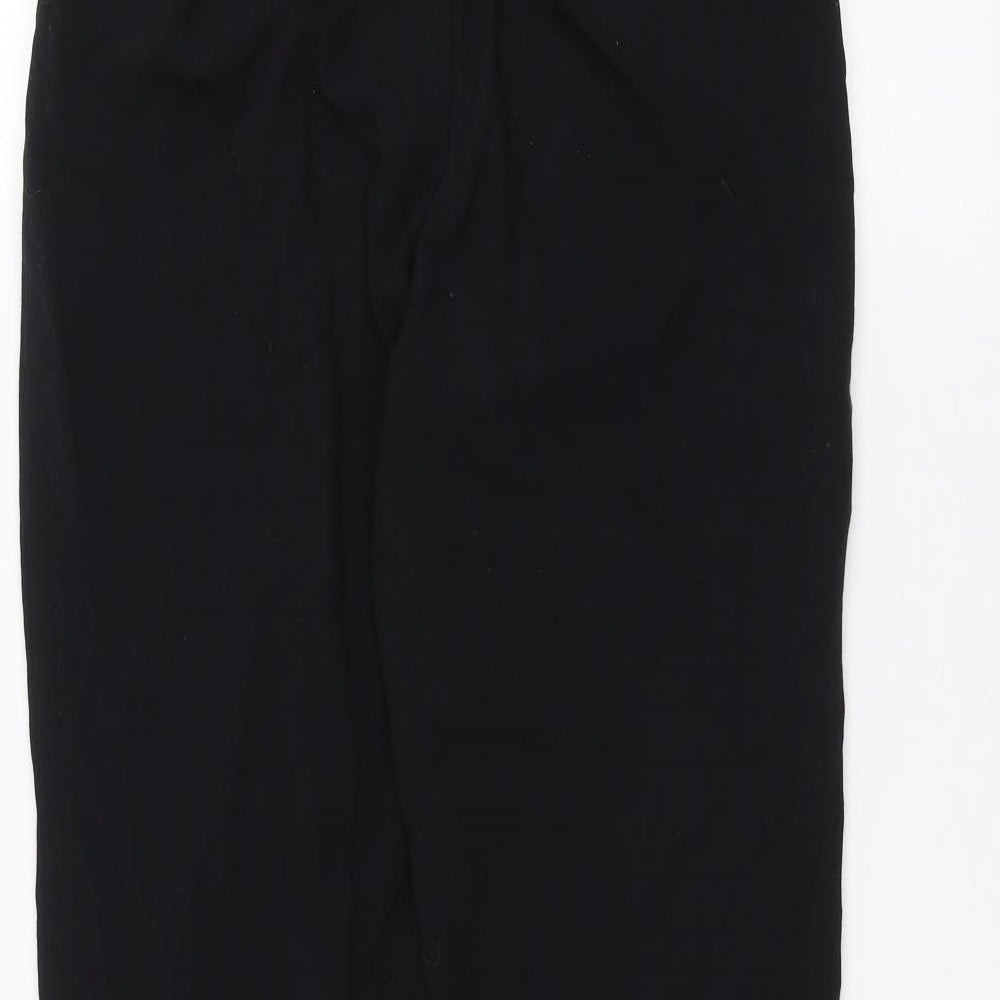 Marks and Spencer Womens Black Trousers Size 10 L26 in