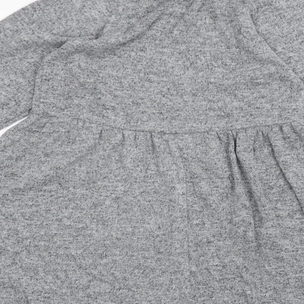 New Look Womens Grey A-Line Size 10