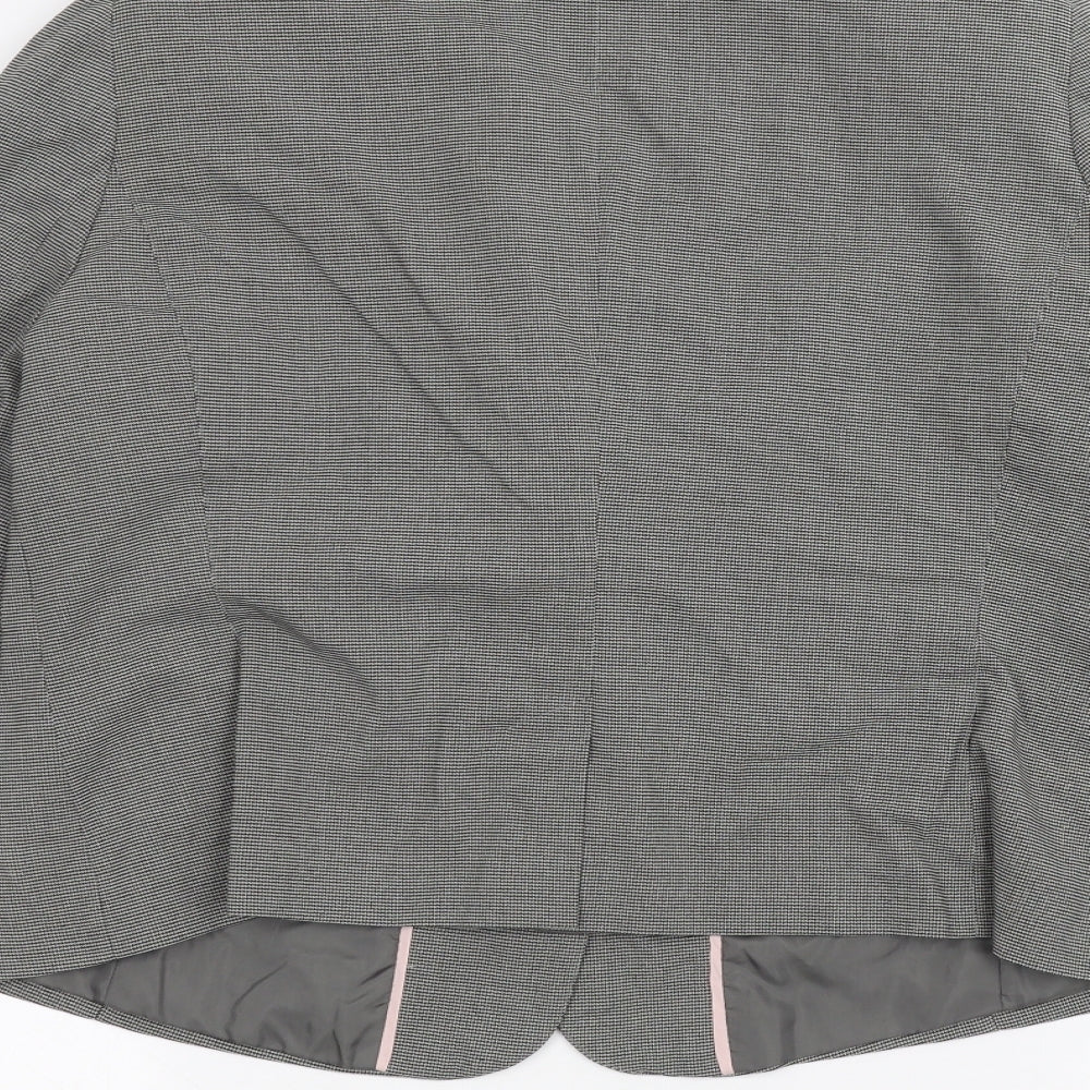 EVIE Womens Grey Jacket Size 18