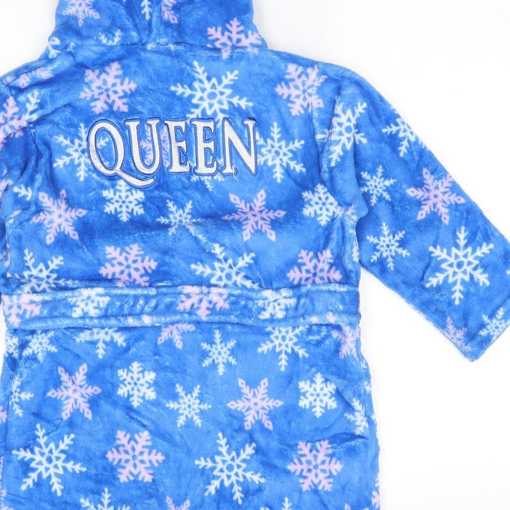 mini kidz Girls Blue Robe Size 4-5 Years - Queen