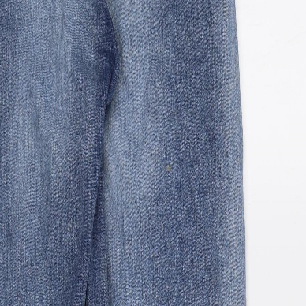 H&M Womens Blue Skinny Jeans Size 6 L27 in