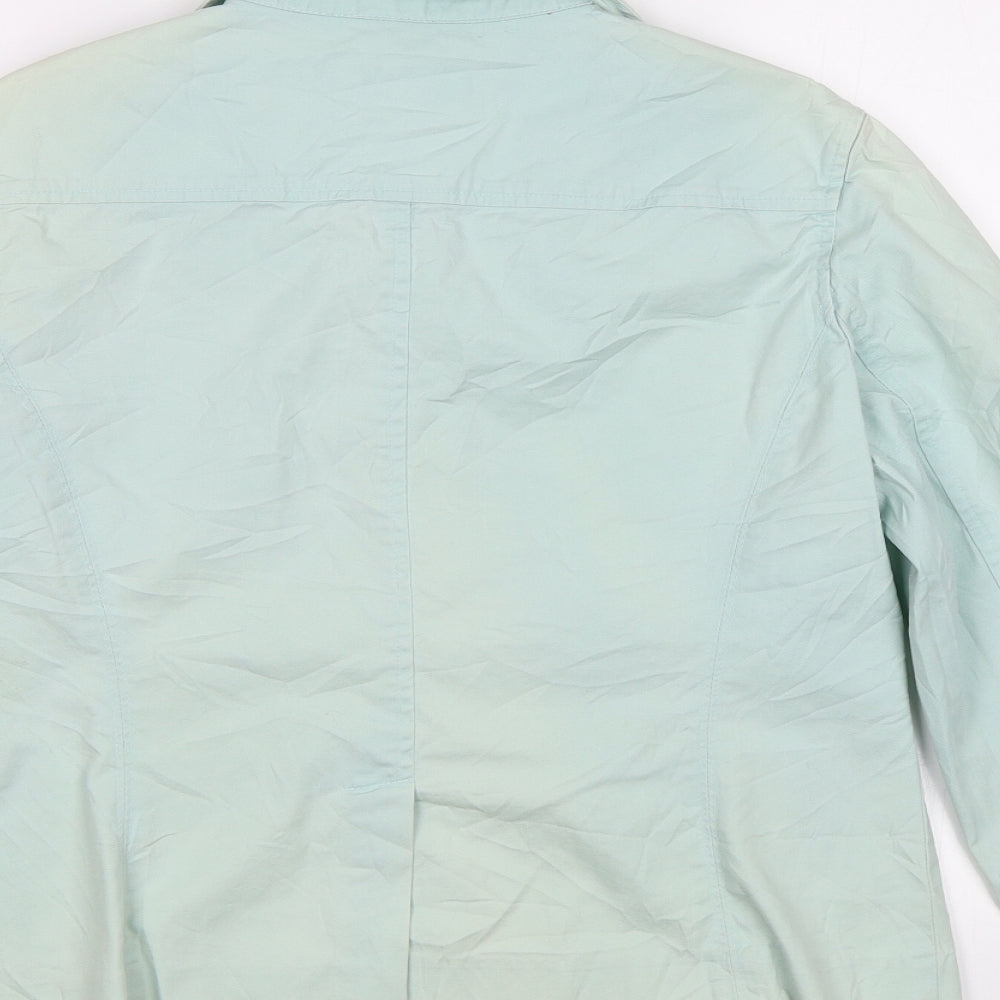 Talbots Womens Blue Jacket Size 10