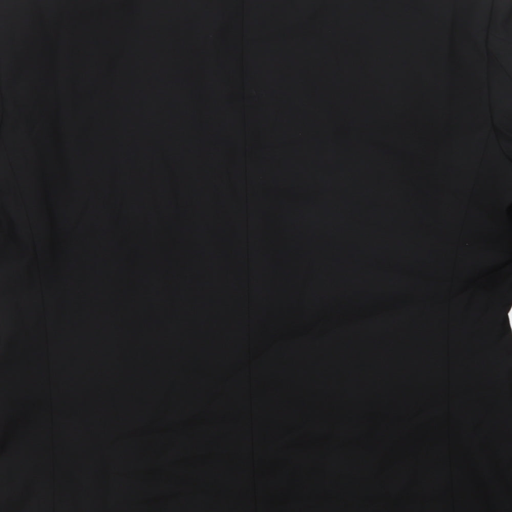 Preworn Mens Black Jacket Blazer Size L
