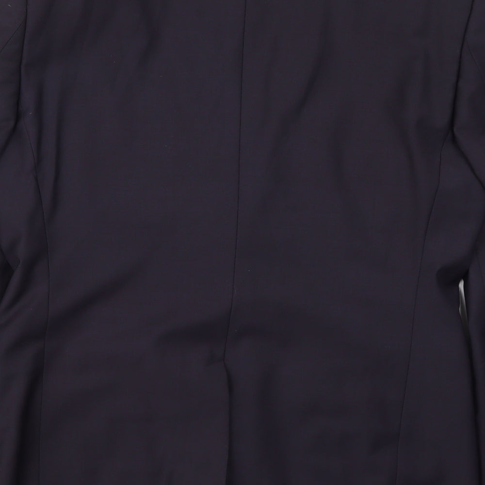 West End Mens Blue Jacket Suit Jacket Size 38