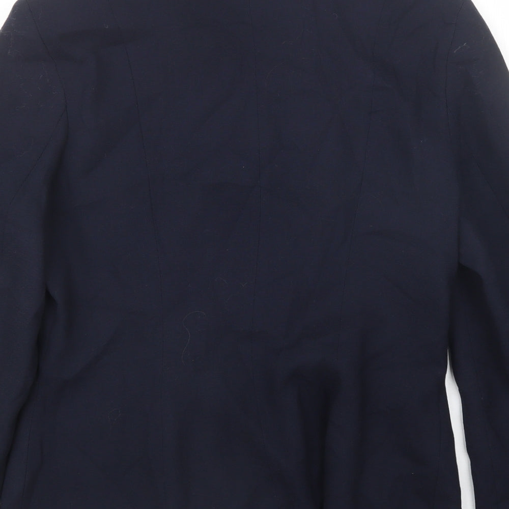 Gina Womens Blue Jacket Size 14