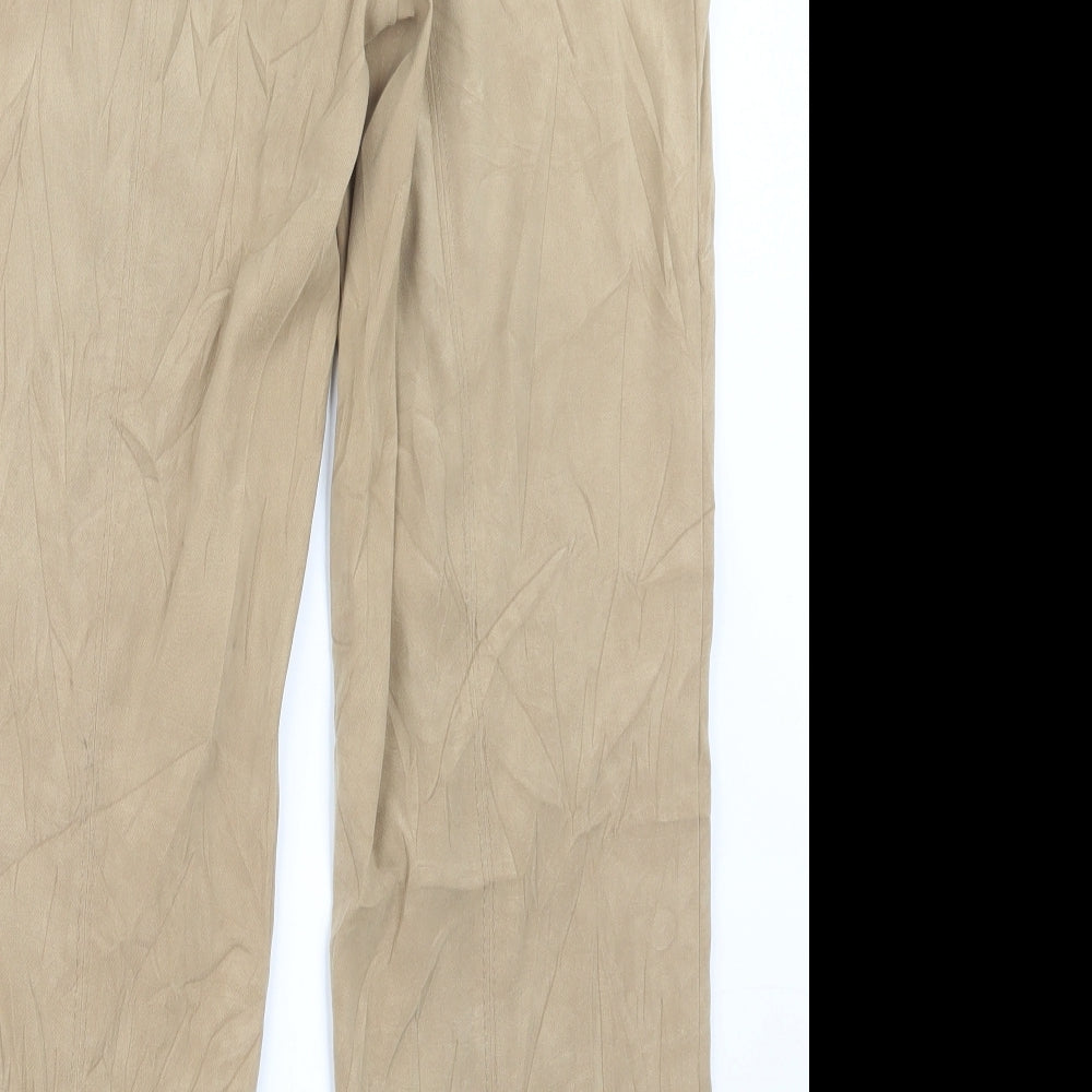 Maine New England Womens Beige Trousers Size 12 L27.5 in