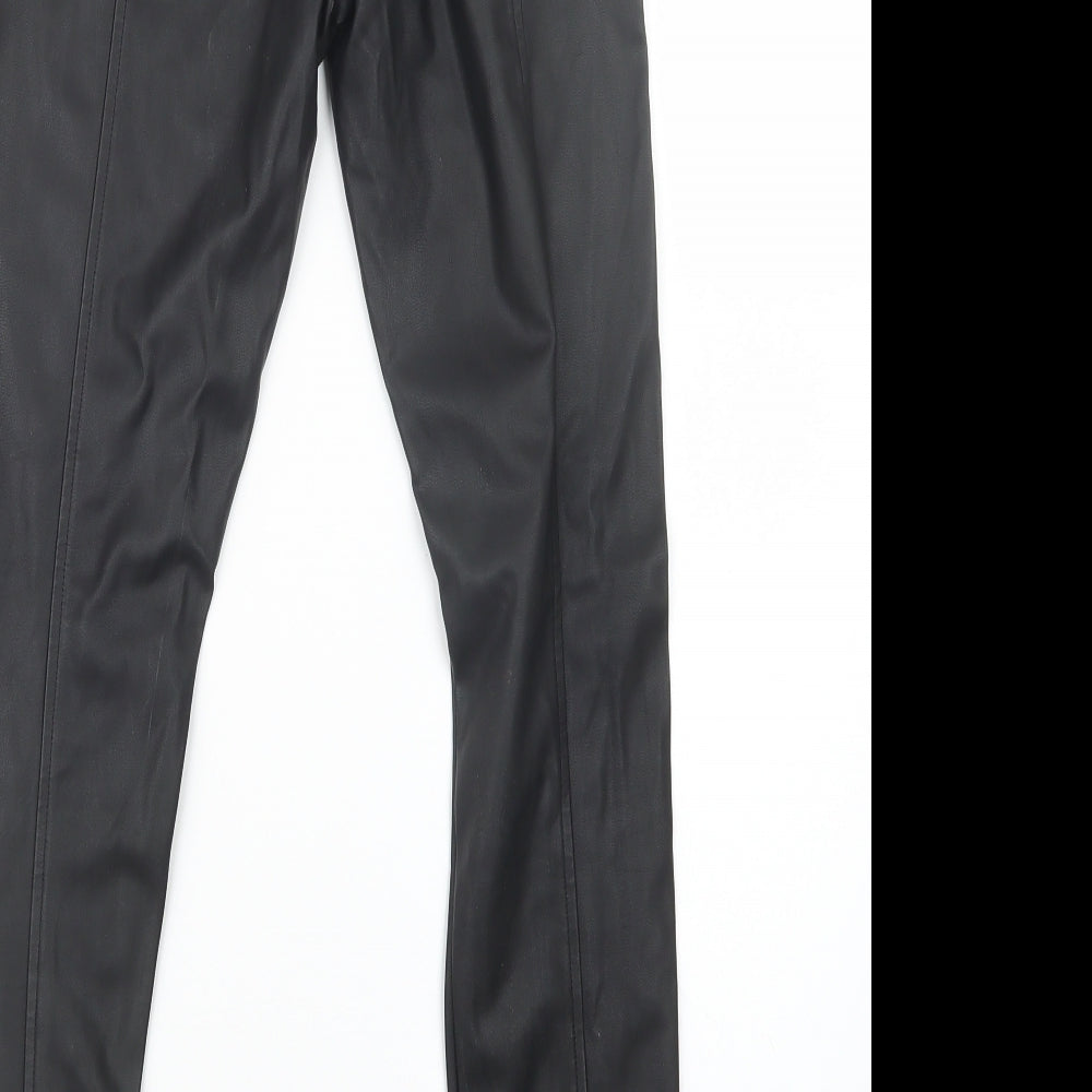 Glamorous Womens Black Trousers Size XS L28 in