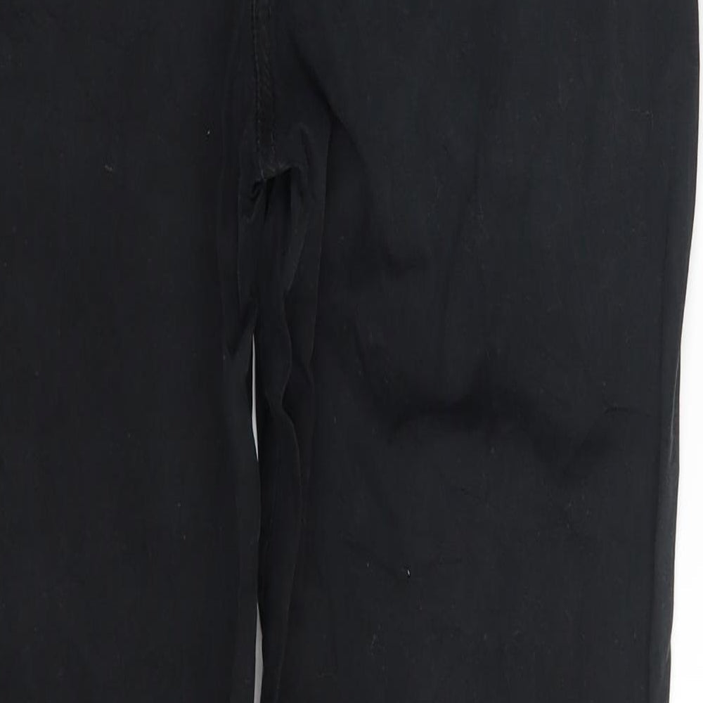 H&M Womens Black Denim Mom Jeans Size 8 L29 in