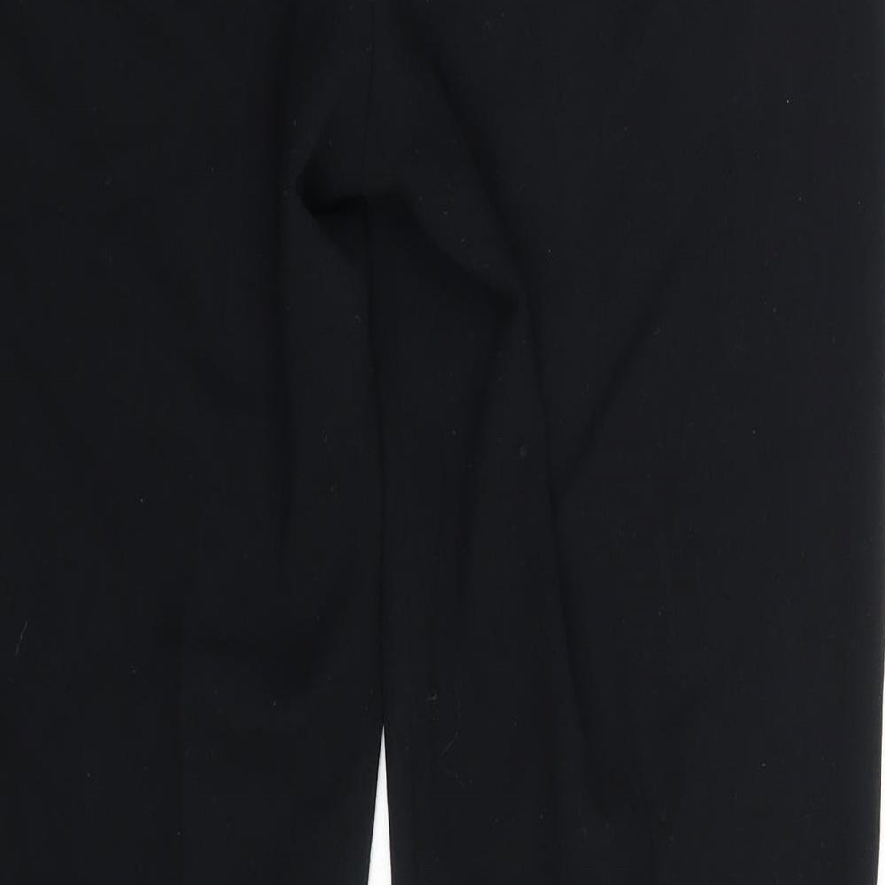 Marks & Spencer Womens Black Trousers Size 12 L30 in